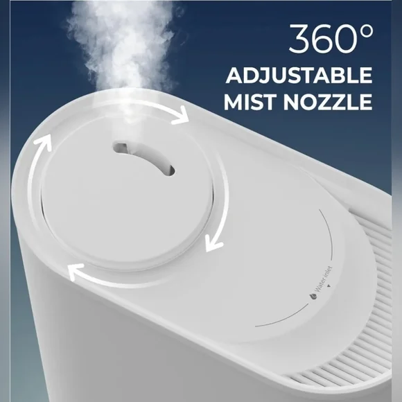 Everlasting Comfort 6L Humidifier Large Room, High Mist Output 60HR Runtime - Picture 7 of 11